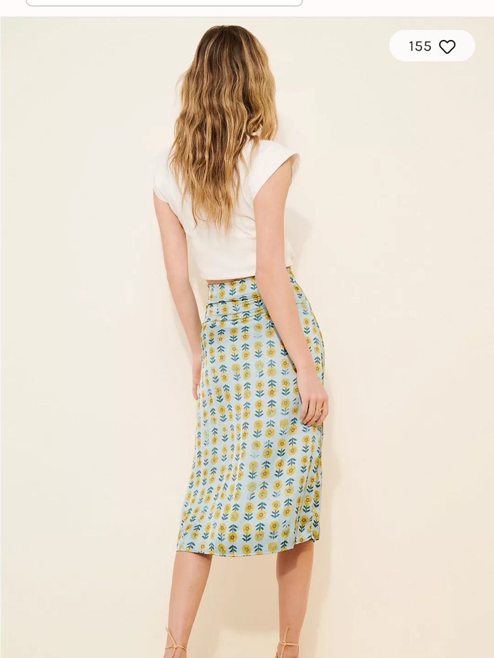 Free People floral Midi Skirt - Picture 4 of 10